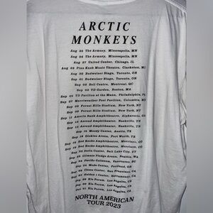 White Arctic Monkeys Tour T-Shirt